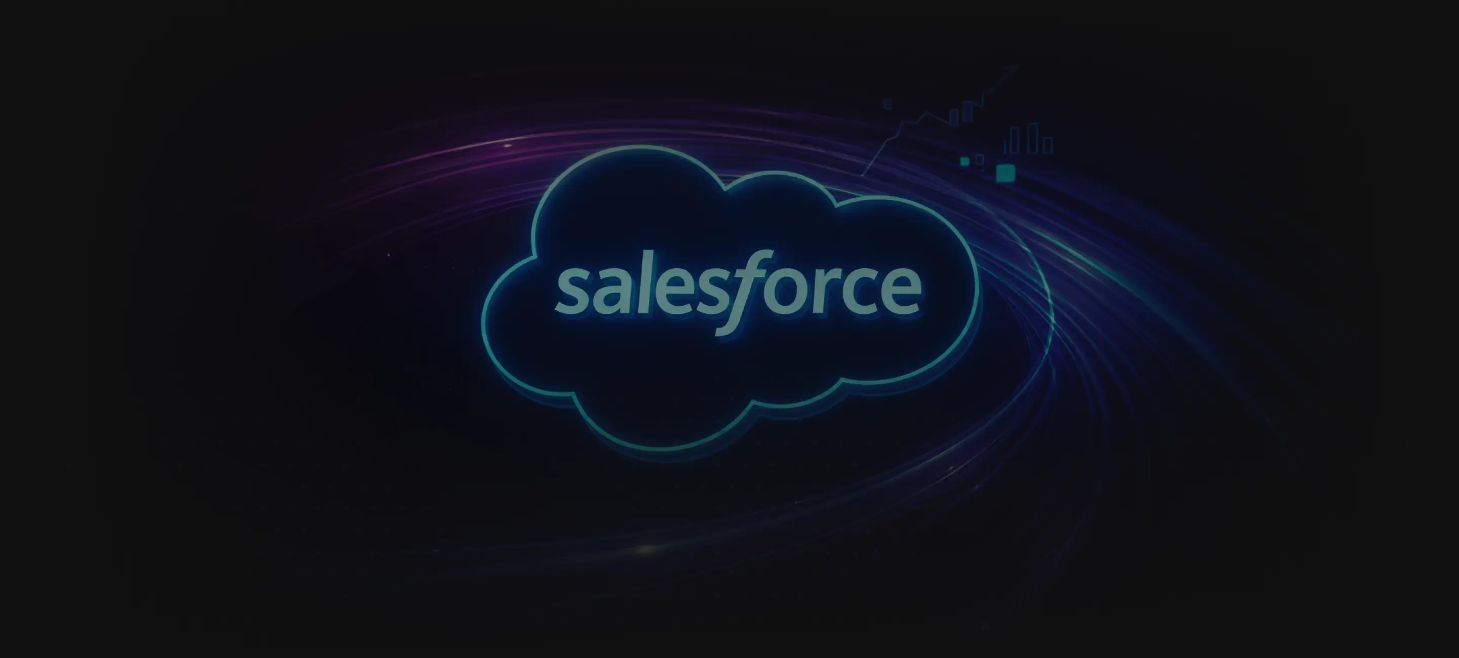 AI-driven cloud Salesforce and FinOps background