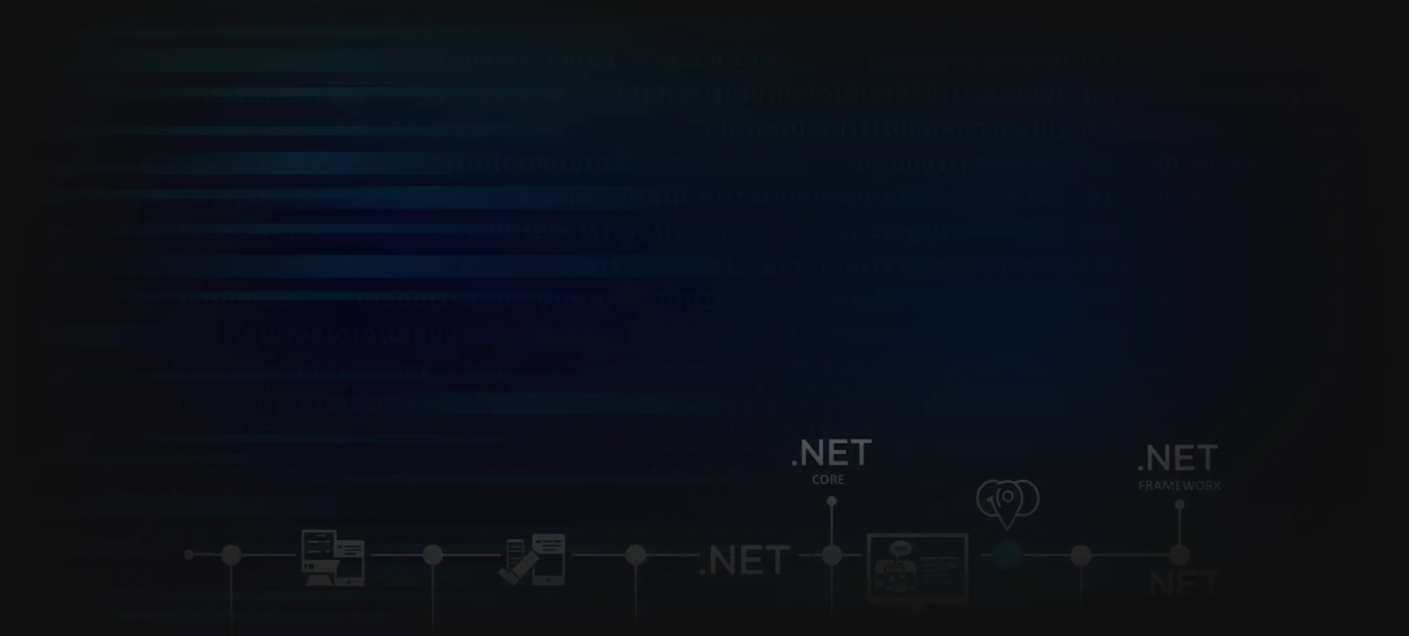 .NET development services hero background